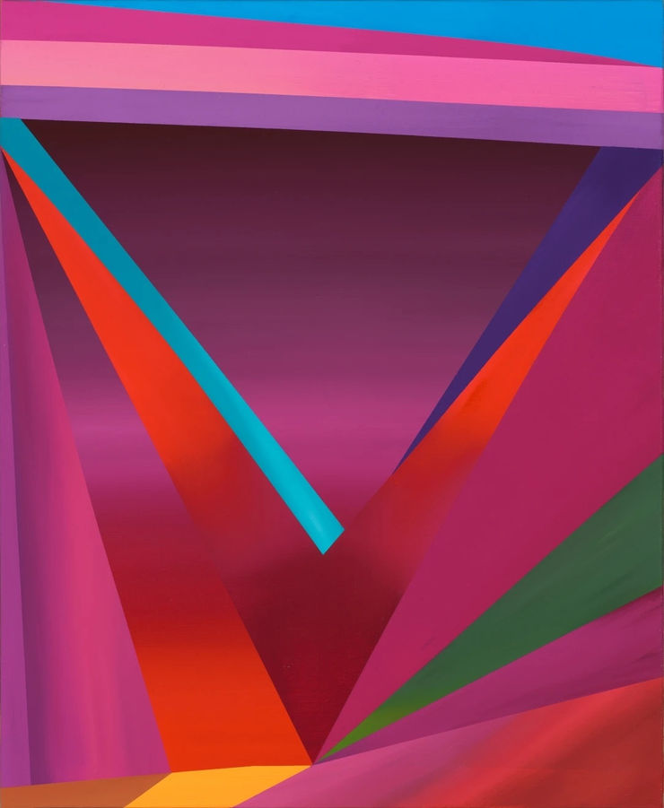 Kristi Kongi The Sky. Shadow of the Bird, 2024 Oil on linen 21 5/8 x 17 3/4 in 54.9 x 45 cm