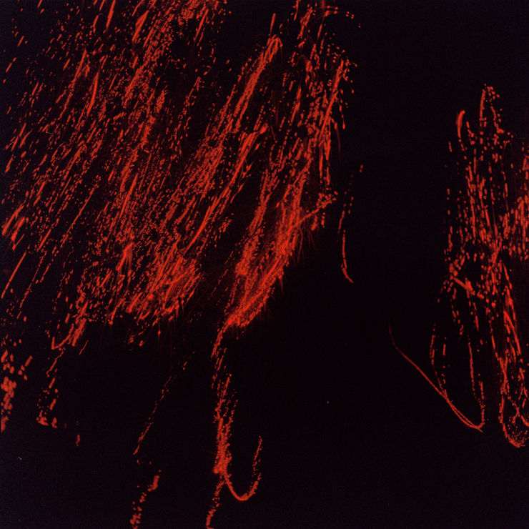 Philip Groening The Path III - Laser Drawing Upon Reality, 2022 Tricoia, HDF, print on acrylic glass, LEDs (Triptych) 39 ½ x 39 ½ x 4 ½ in 100 x 100 x 12 cm Edition 1 of 5 + AP