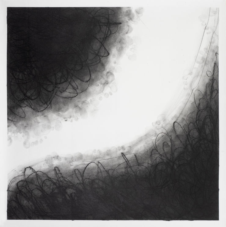 M.Lohrum, Black Field: Feet Drawings Series #8, 2023