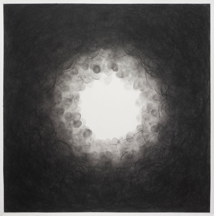 M.Lohrum, Black Field: Feet Drawings Series #10, 2023