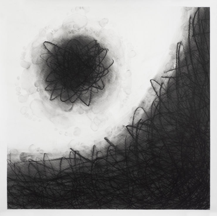 M.Lohrum, Black Field: Feet Drawings Series #11, 2023