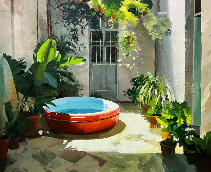 Antonio Barahona, La Piscina Roja, 2024