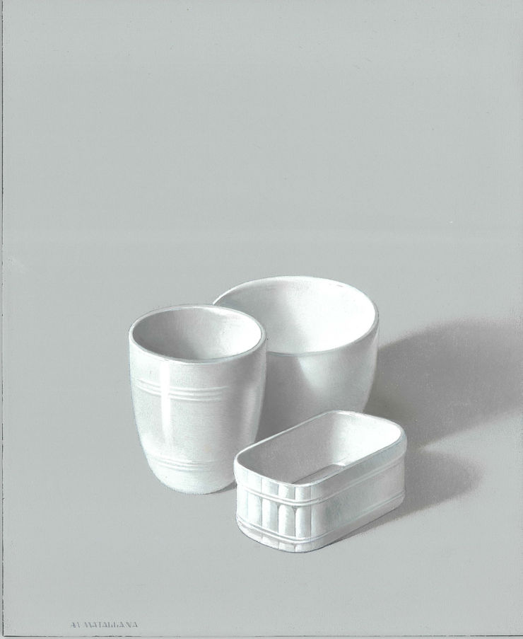 Antonio Matallana, Trois pots céramiques, 2025