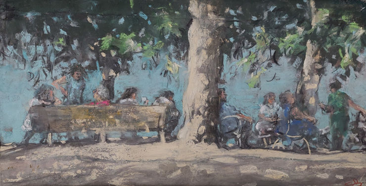 Onno Boerwinkel, Conversazione al lago, 2025