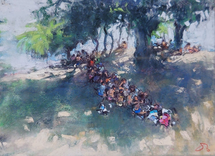 Onno Boerwinkel, A tavola al lago, 2025