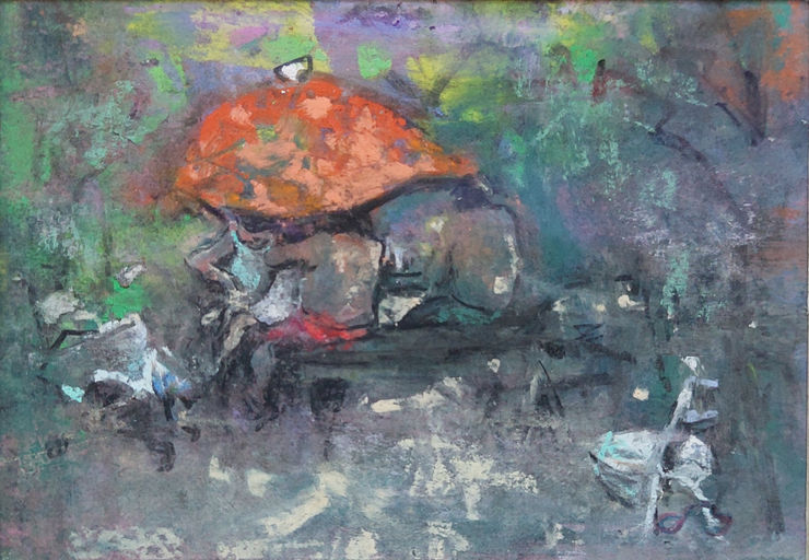 Onno Boerwinkel, Picknick in Toscane, 2019