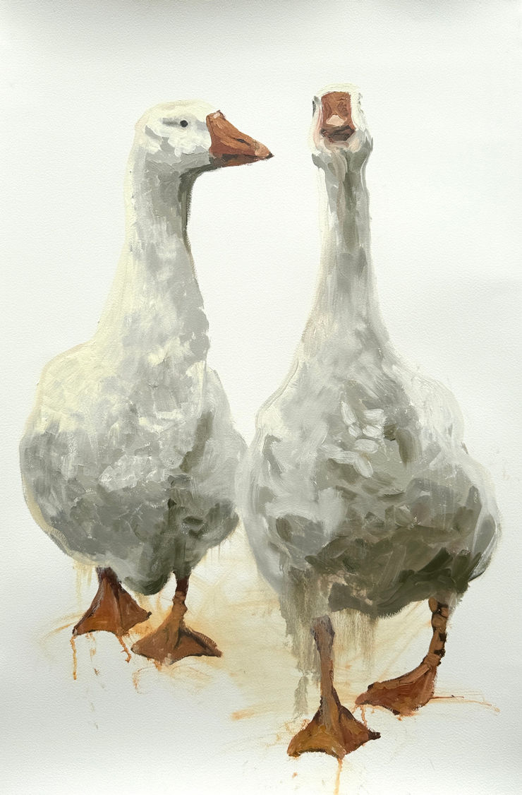 Philine van der Vegte, Two Geese, 2025
