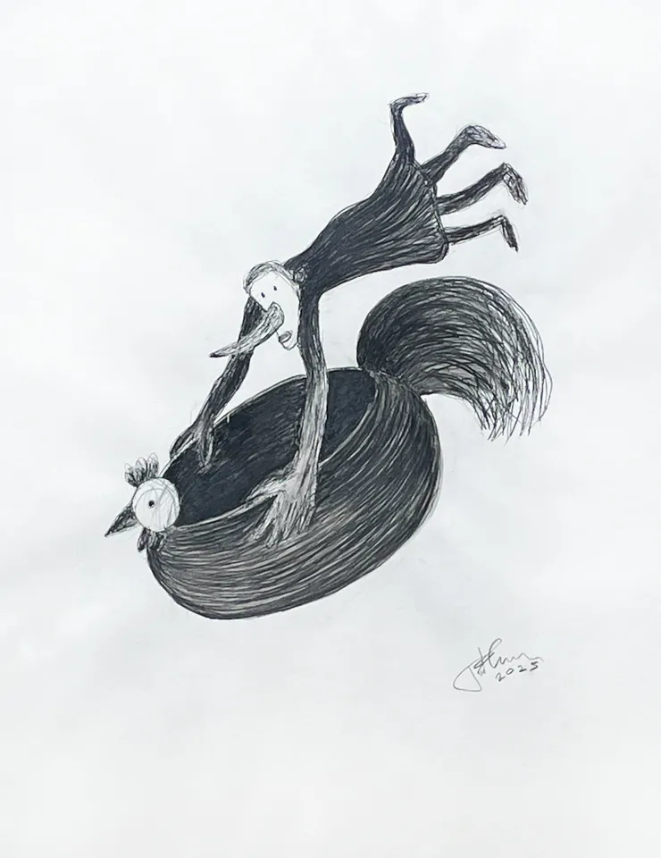 Pathum Sameera, Junglefowl dance V, 2025