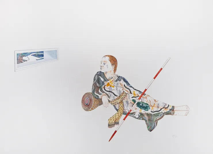 Prasad Hettiarachchi, The architect's window - West I (Female Edition), 2025