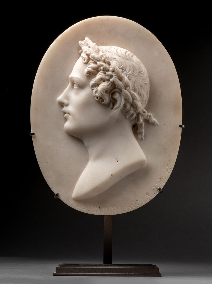 Bertel Thorvaldsen (1770-1844) workshop, Portrait of Lord Byron , 1817-22