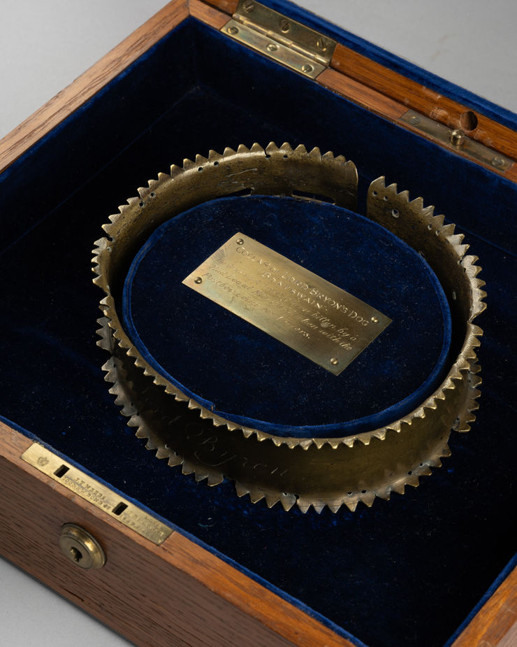 Lord Byron’s Best Friend, Boatswain’S Dog Collar , c. 1803-04
