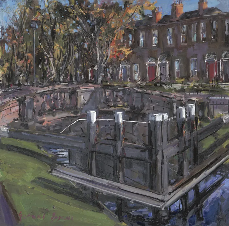 Gerard_Byrne_Autumn_Rising_Percy_Place_modern_irish_Impressionism_art_gallery_Dublin_Ireland