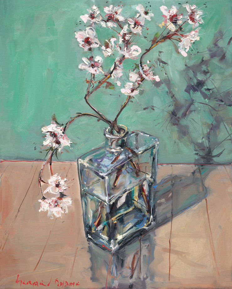 Gerard-Byrne-Winter-Cherry-Blossom-I-irish-modern-impressionism-art-gallery-Dublin-Ireland
