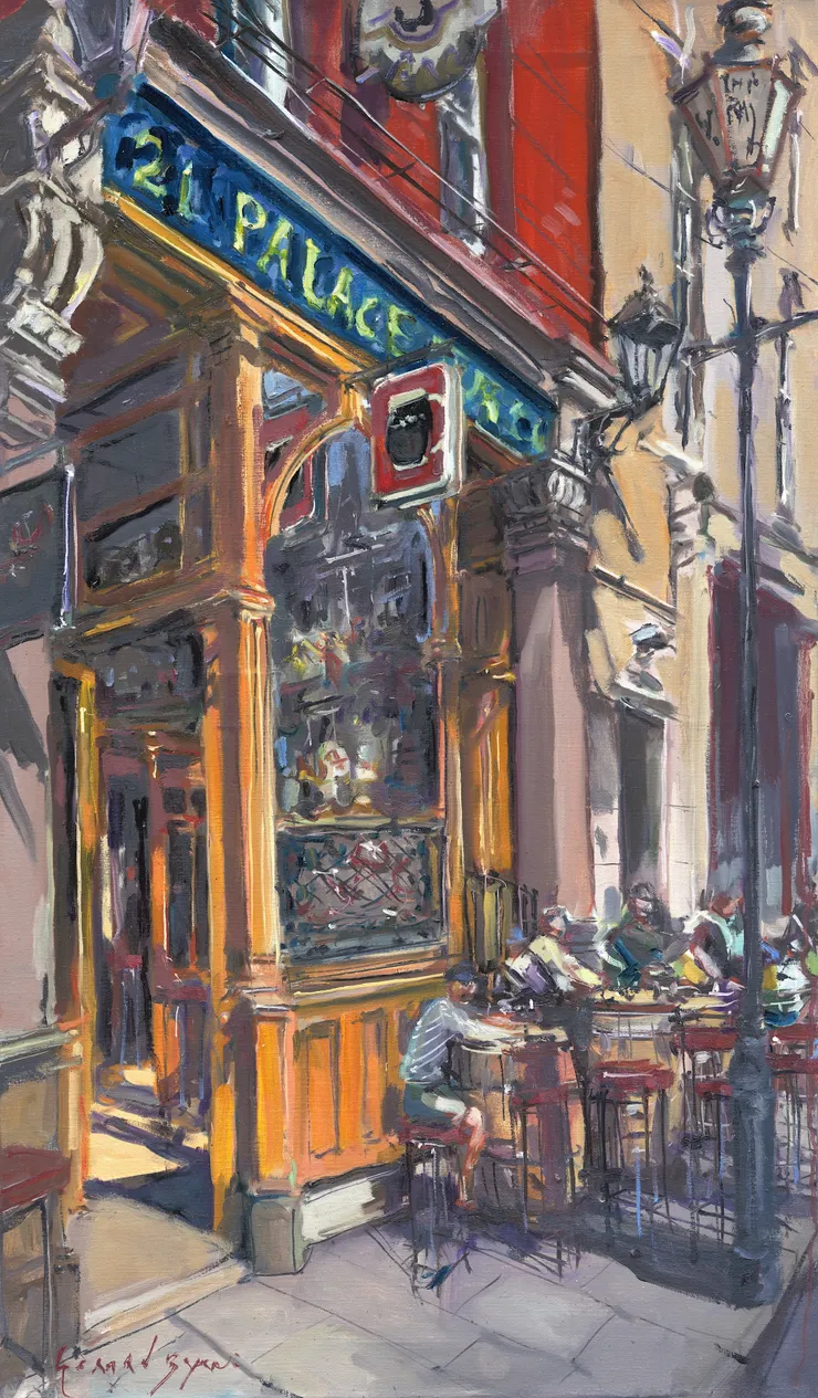 Gerard_Byrne_The_Artists'_Well_The_Palace_Bar_modern_irish_impressionism_art_gallery_Dublin_Ireland