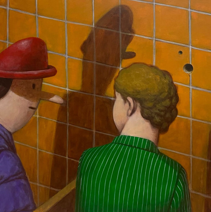 Hiroshima Shinkichi, Peephole And Man, 2024