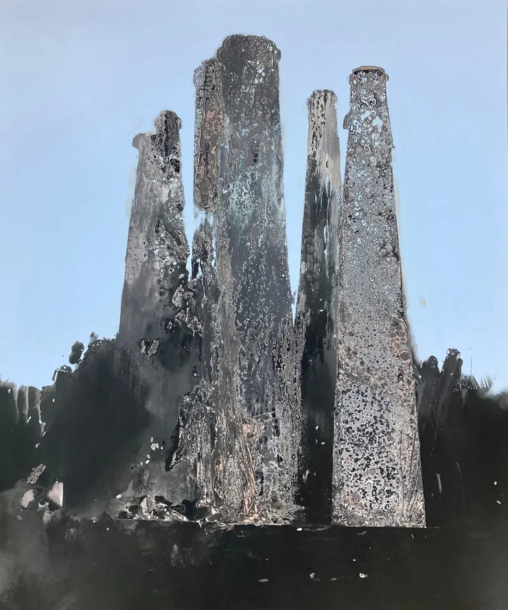 Gundi Falk, Becher variations II 9/2/24, 2024