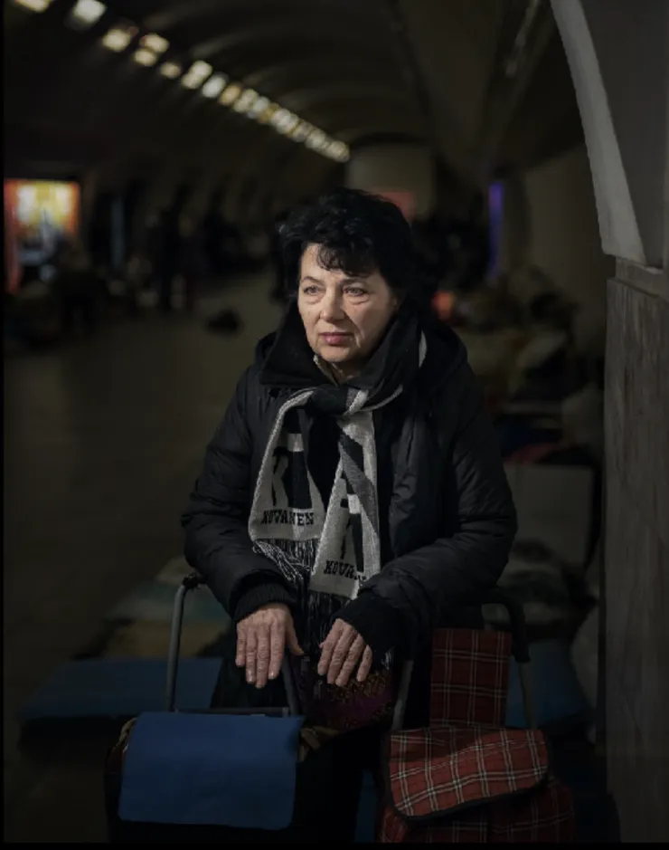 Alexander Chekmenev, VALERIA GANICH from the series Citizens of Kyiv, 2022