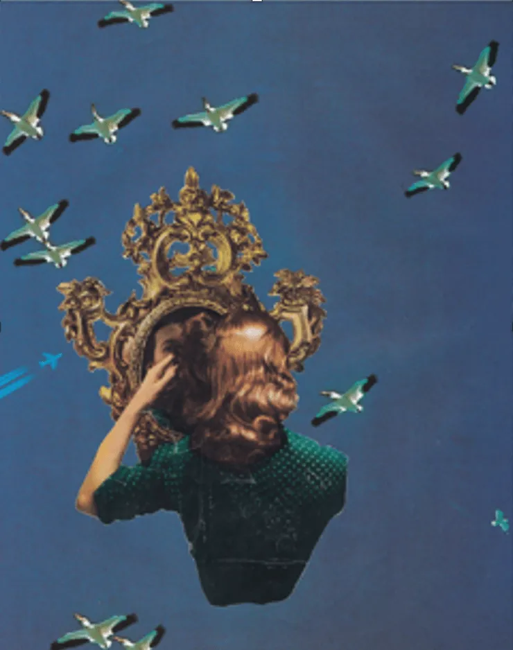 Audrey Guttman, Elsa au miroir, 2022