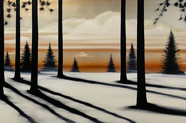 Hamilton Aguiar, "Golden Sunset II", 2020