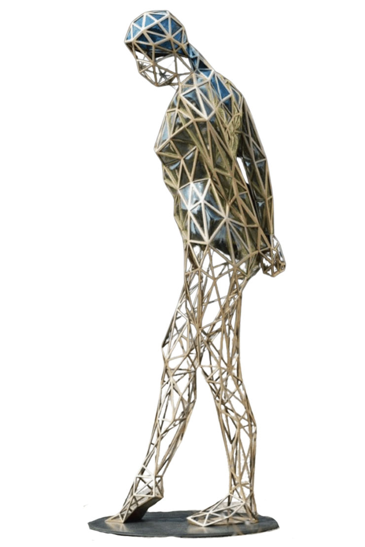 Julian Voss-Andreae, Tänzerin mit Blauem Haar, 2022