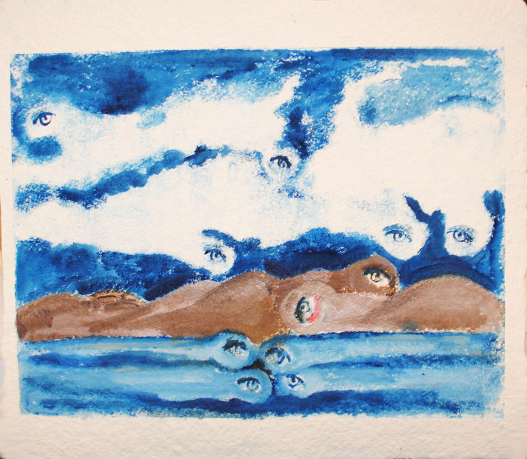 Alymamah Rashed, Two Mountains Met Because the Sky Brought Them Together (I See You When I Am Near and Away), 2025