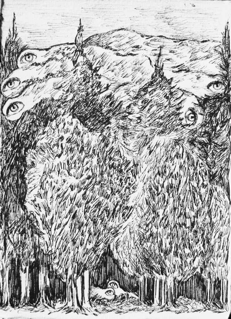 Alymamah Rashed, My Morning Window Showed Me Your Becoming (Two Lovers Hold You and I), 2024