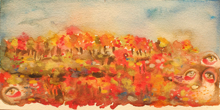 Alymamah Rashed, When The Earth turned Red (The Leaves of Sakarya Blush When You Love Them) , 2024