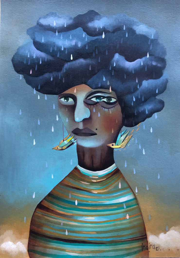 Indira Castellón, LA TORMENTA (The storm), 2021