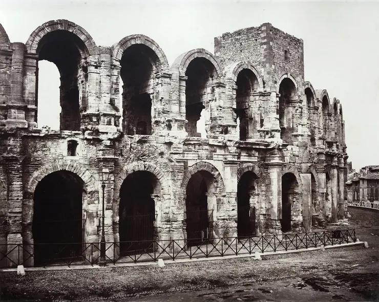 Edouard Baldus, Arles. Amphitheatre