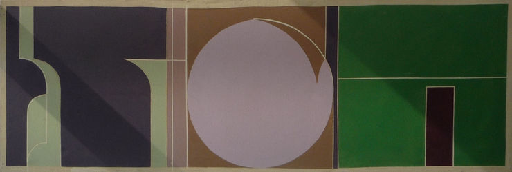 Untitled (lilac circle)