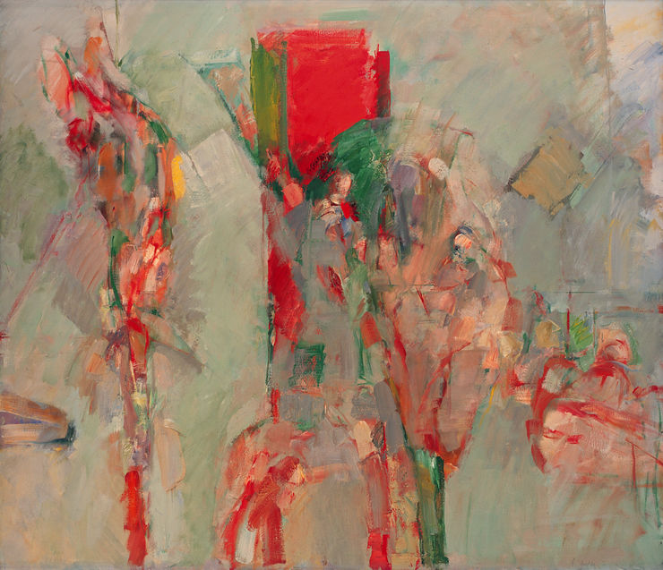 Bathers: Red and Green