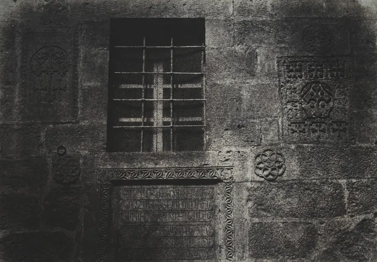 Auguste Salzmann, Jerusalem, Couvent Armenien, Ornements, 1854