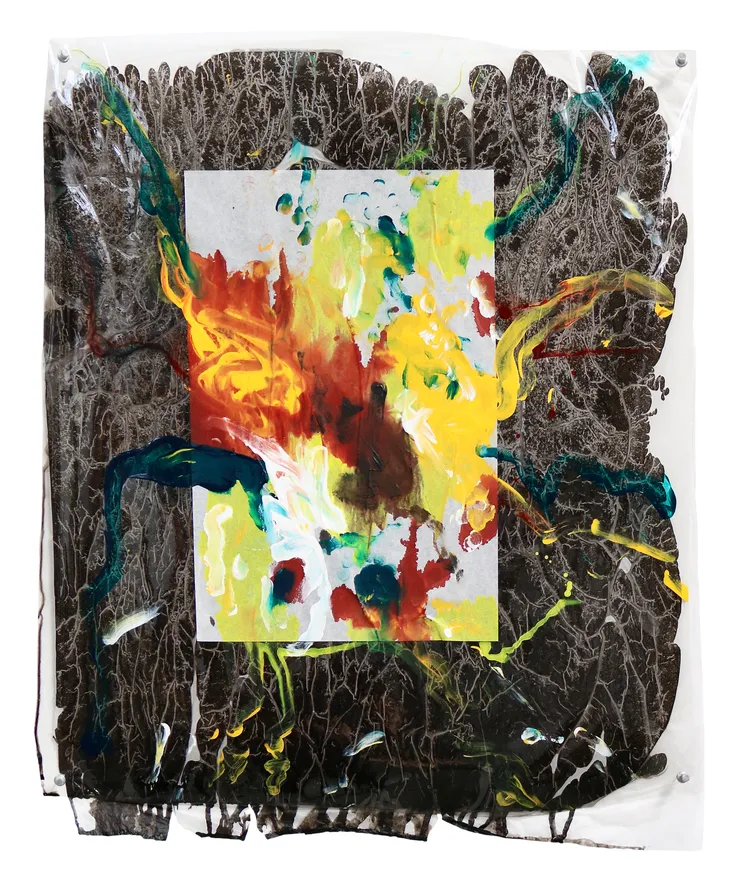 John Gibbons Bas. ’21 (9), 2021 Ink and acrylic on Melinex and acid free paper 64cm x 48cm