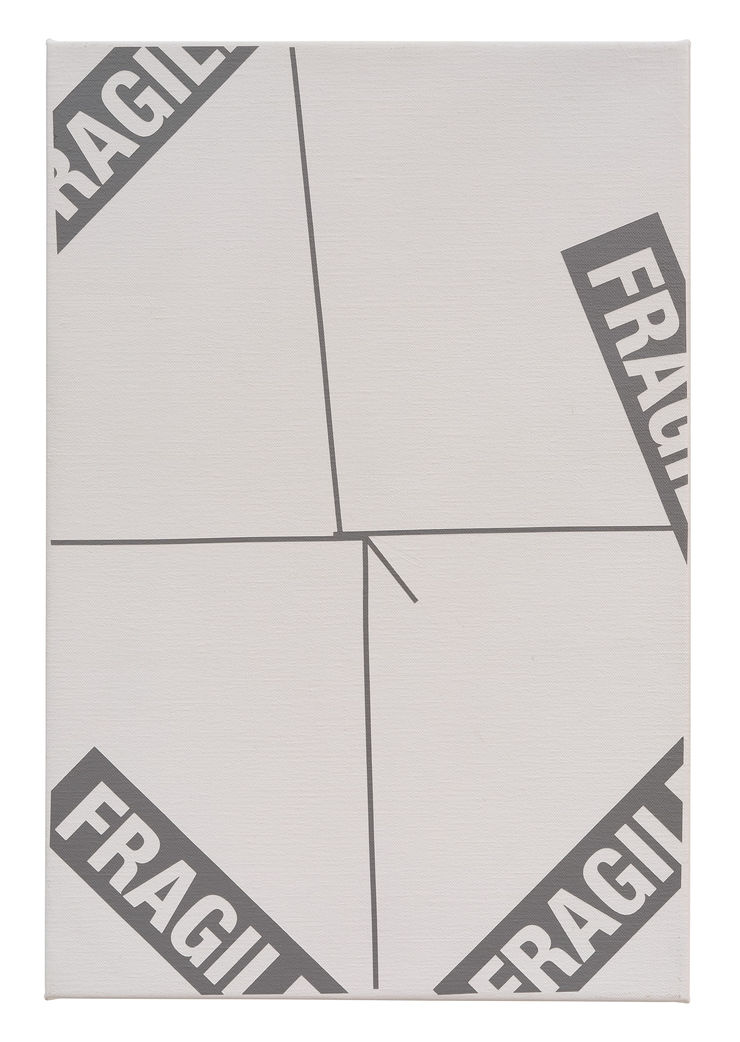 Juan Bolivar Distribution, 2011 Acrylic on canvas 46cm x 31cm