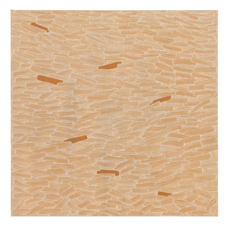 Konstantina Guwirang I, 2025 Acrylic on linen 139.5cm x 139cm