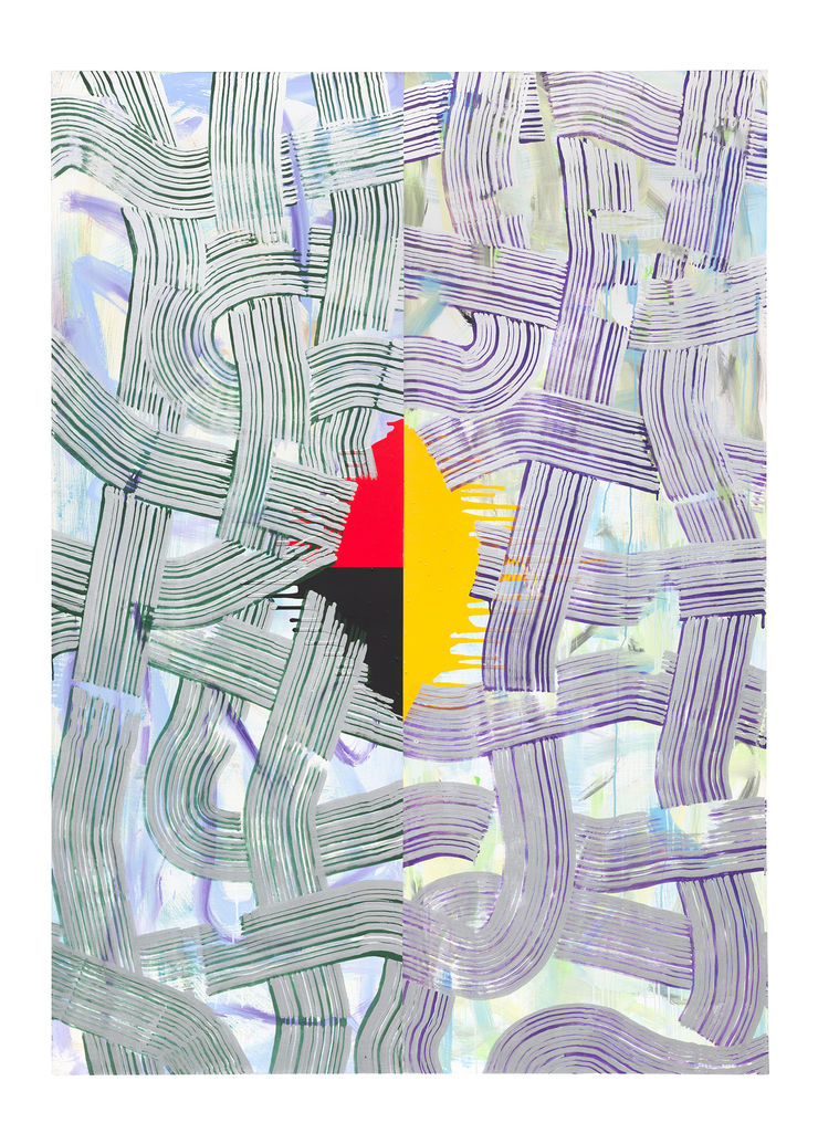 Tim Allen In The Air, 2011 Acrylic on canvas 213cm x 152cm