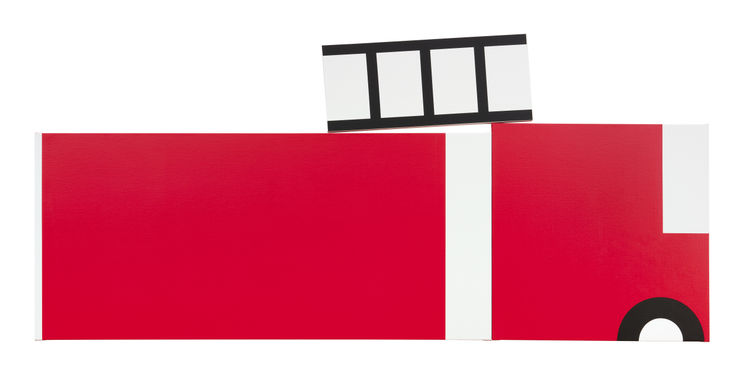 Juan Bolivar Water Tender, 2023 Acrylic on canvas 106cm x 234cm