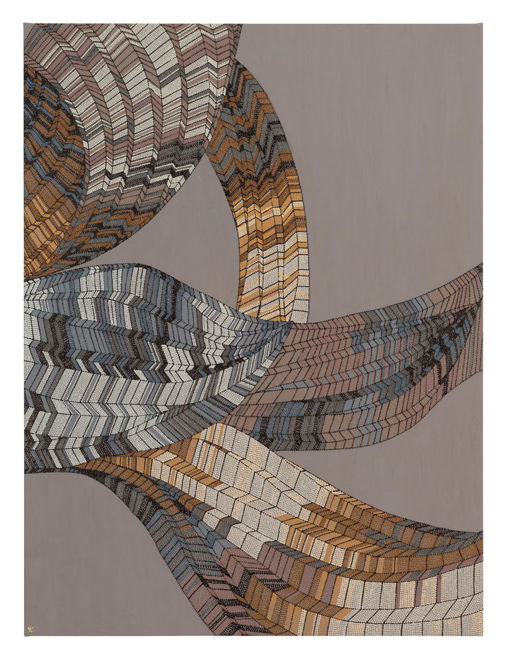 Konstantina Murrira II, 2025 Acrylic on linen 121cm x 90cm