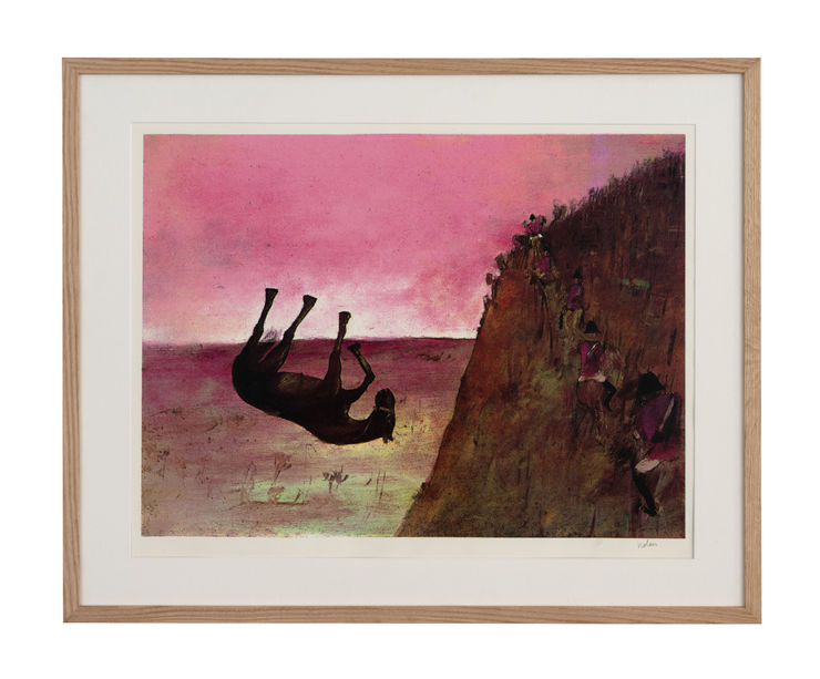 Sidney Nolan The Slip, 1970-71 Screenprint on paper 56cm x 75cm 67cm x 82cm (framed)