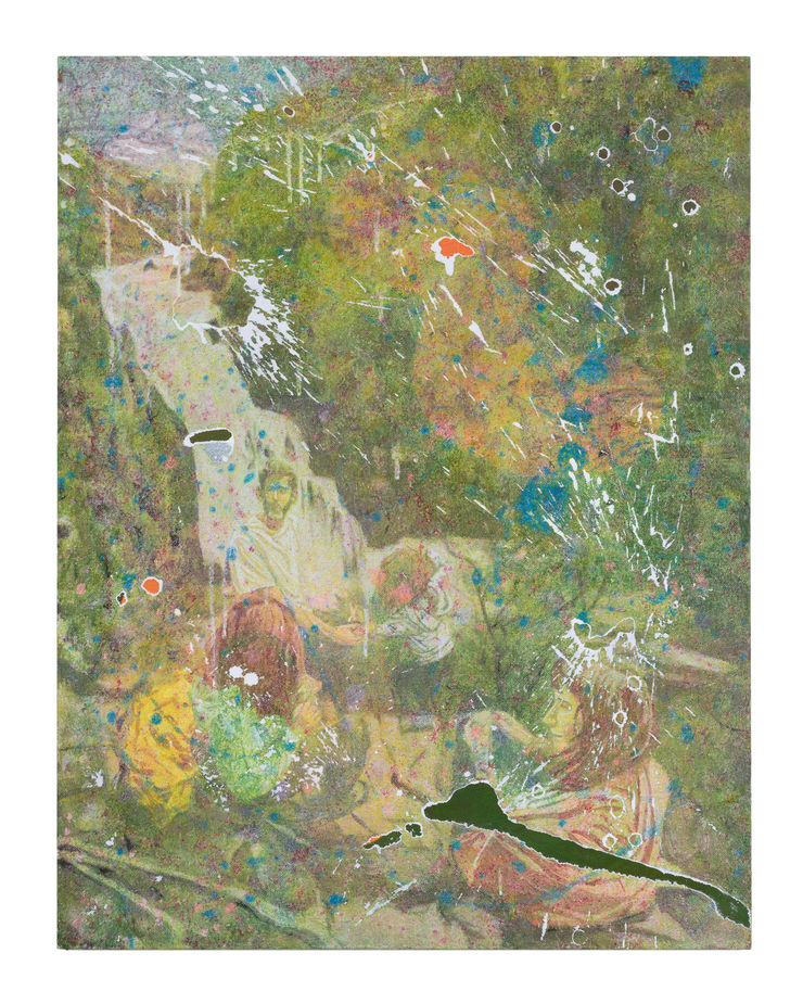 Ralph Anderson The Picnic, 2024 Acrylic on linen 91.5cm x 71.5cm