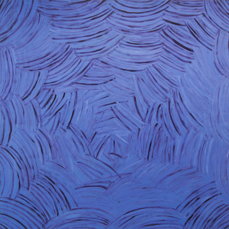 Maisie Bundey Body Painting Alalgura, 2008 Acrylic on linen 120cm x 120cm