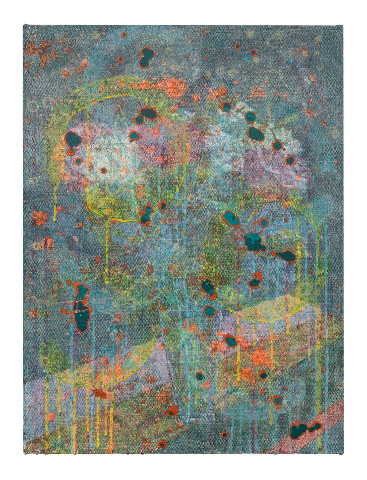 Ralph Anderson Roses, 2024 Acrylic on linen 80cm x 60cm