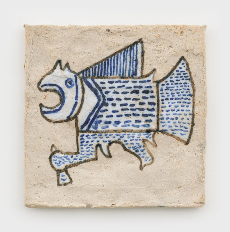 Magdalena Suarez Frimkess Untitled, 2020 glazed stoneware 14,6 x 14,6 x 1 cm / 5.8 x 5.8 x 0.4 in