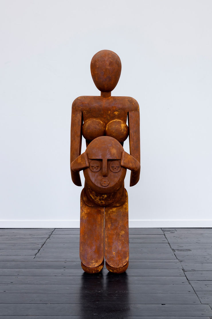 Nick Evans, Kneeling Woman, 2023