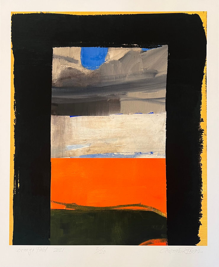 Christopher Benson, Orange Field, 2021