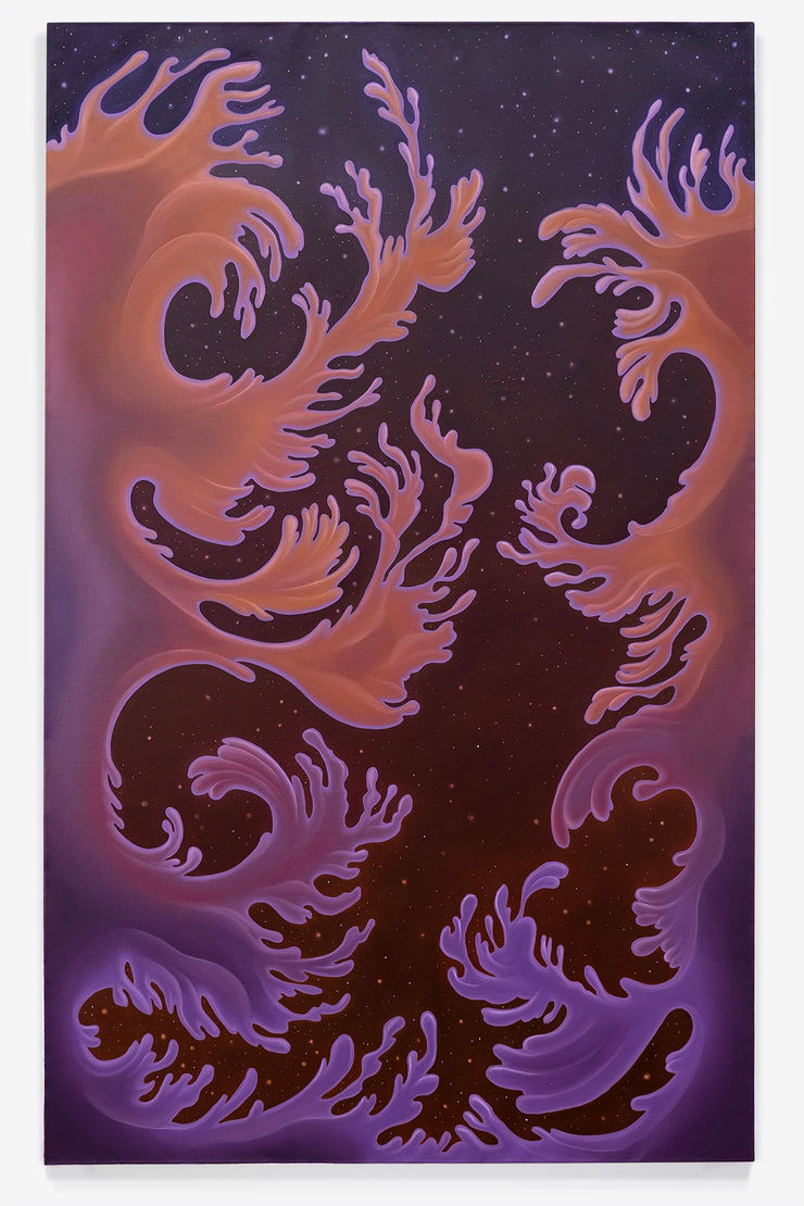 Marianne Vlaschits, The Mouse, 2023, Oil on Linen, 68 x 43 1/4 x 1 in (173 x 110 x 2.5 cm) (VLA-23-06)