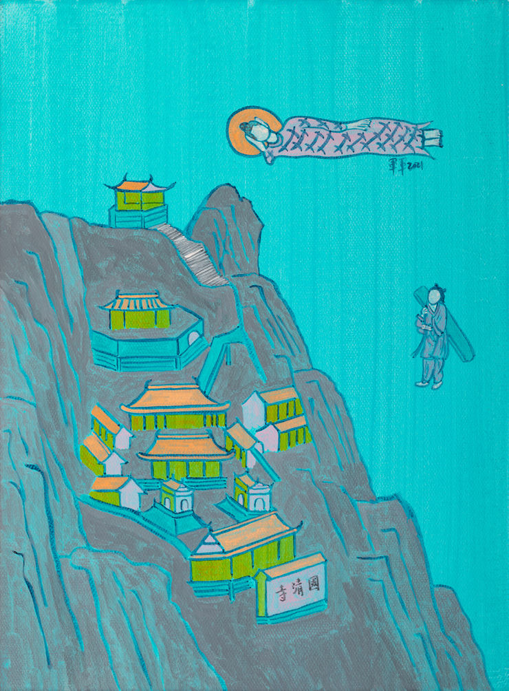 Hu Junjun, Blessed Land of Nirvana No. , 2021