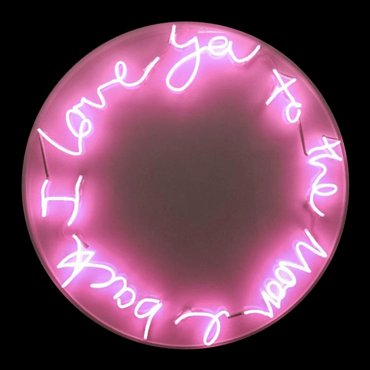 To the Moon & Back (Pink), Large