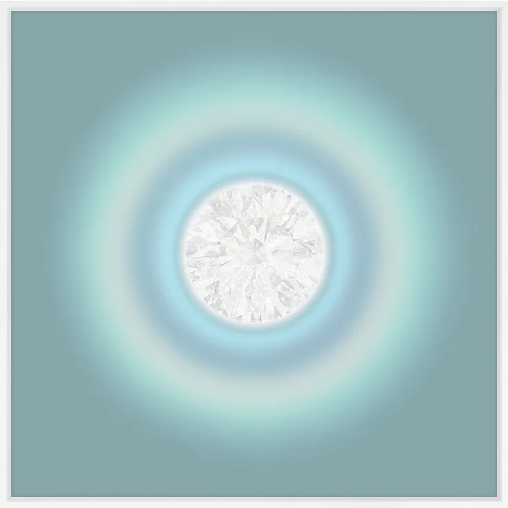 Lauren Baker, New: Auric Field - Aqua Mint (medium), 2022