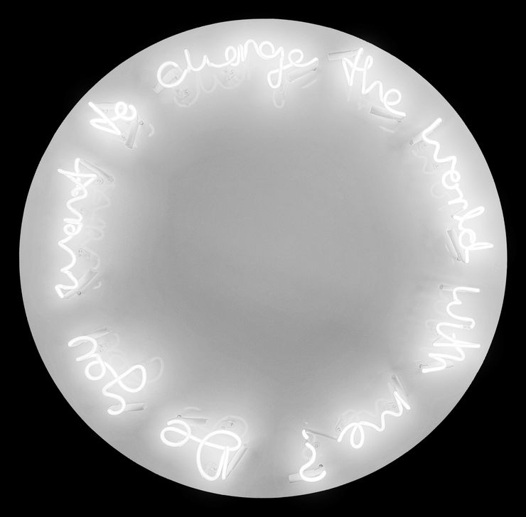 Do You Want To Change The World With Me?, White, Extra Large, unique